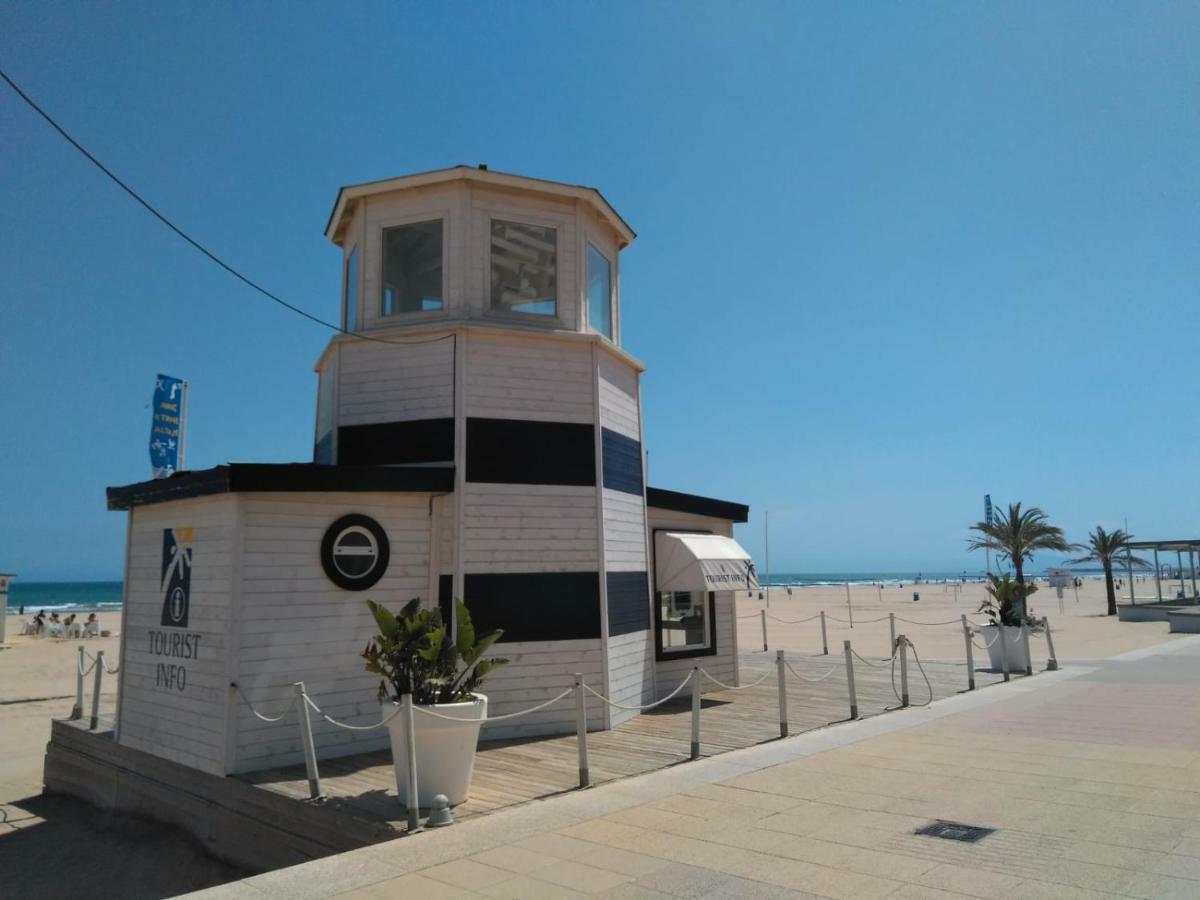 Apartamento Deluxe A 50M De Playa - Aire Wifi Гандия Экстерьер фото